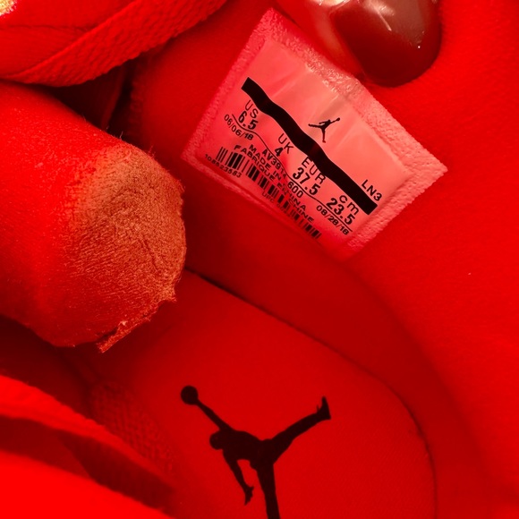 All red Retro Jordan 4s NRG🔥 - Picture 7 of 9